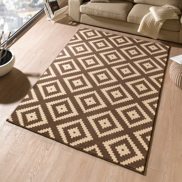 Brązowy dywan 200x290 cm Diamond – Hanse Home-image-1