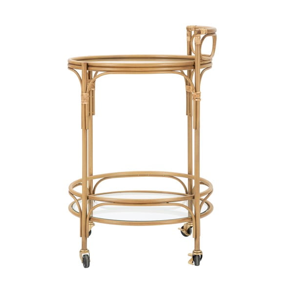 Metalowy barek na kółkach ø 51 cm Panama – Mauro Ferretti-image-3