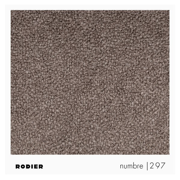 Brązowy fotel z materiału bouclé Mirel – Rodier-image-4