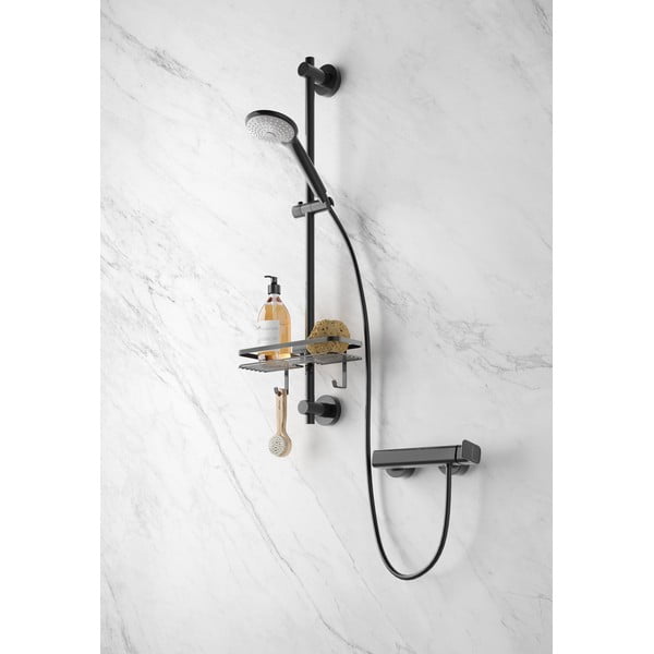 Czarna półka łazienkowa Origin - Metaltex-image-4