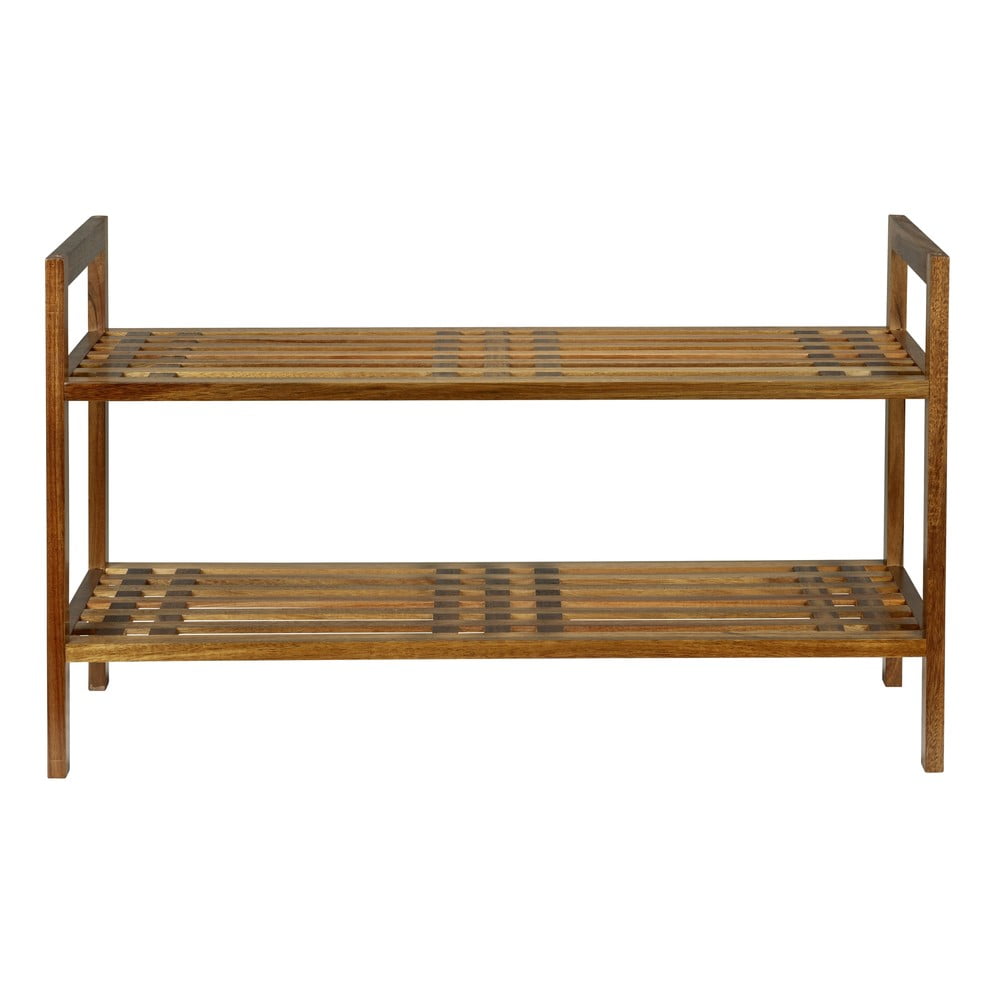 Regał na buty z litego drewna akacjowego w naturalnym kolorze 69x40,5x27 cm Fondi – Wenko (zdjęcie 4)
