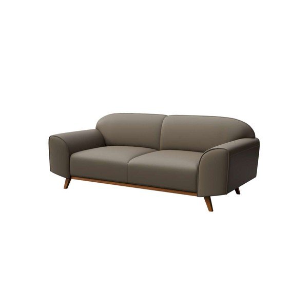 Jasnobrązowa skórzana sofa 193 cm Nesbo – MESONICA-image-2