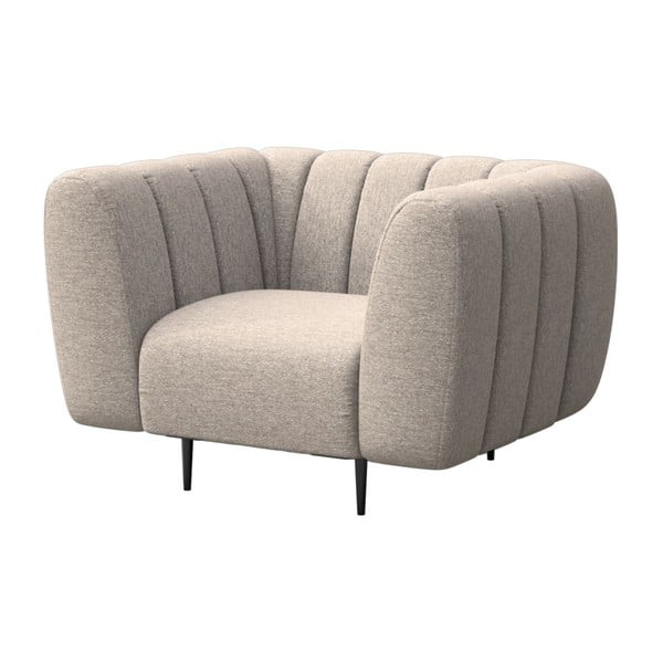 Beżowy fotel Shel – Ghado-image-2