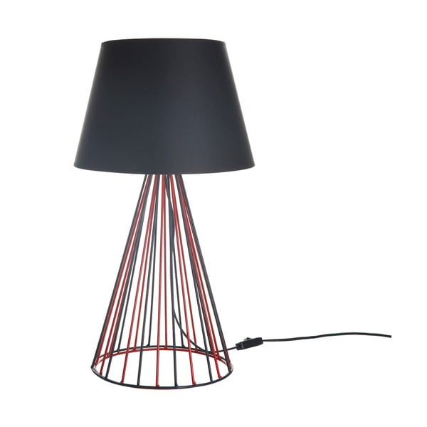 Lampa stołowa Wiry Red/Black