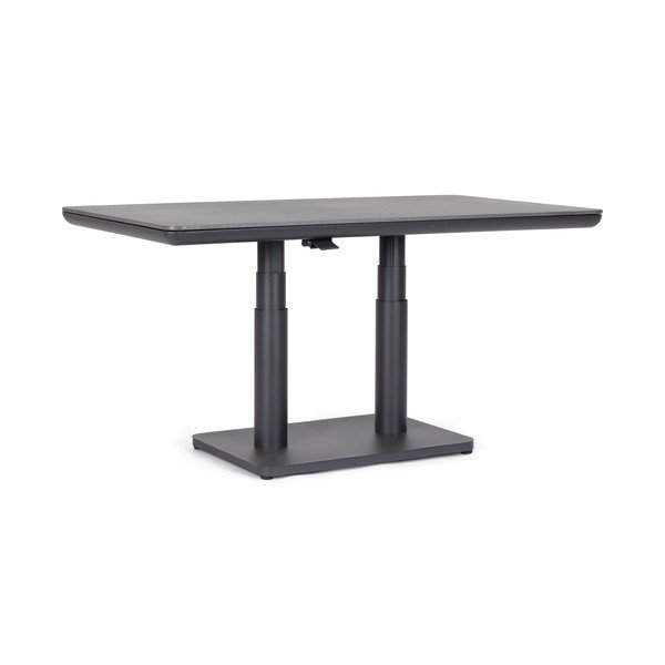 Aluminiowy stół ogrodowy 80x140 cm Miguel – Bizzotto-image-3