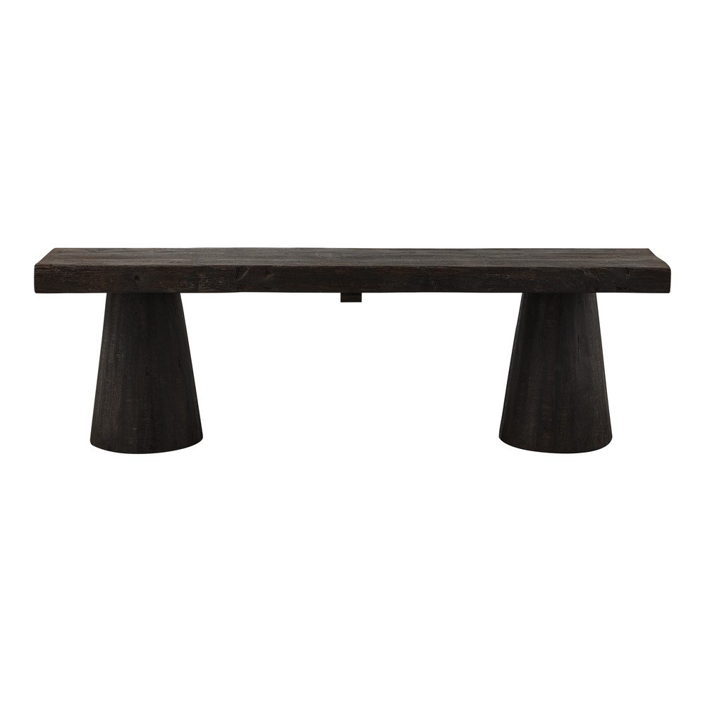 Ciemnobrązowa ławka Clyde – WOOOD