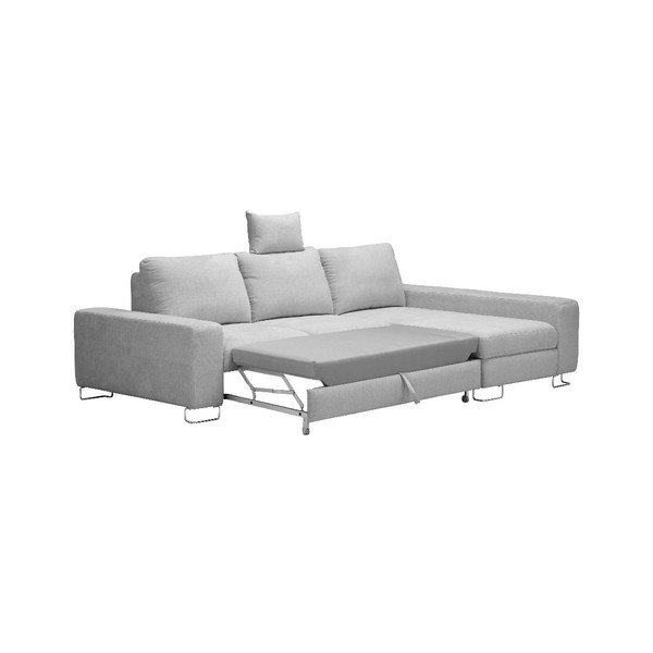 Jasnoszary rozkładany narożnik prawostronny Windsor & Co Sofas Alpha-image-2