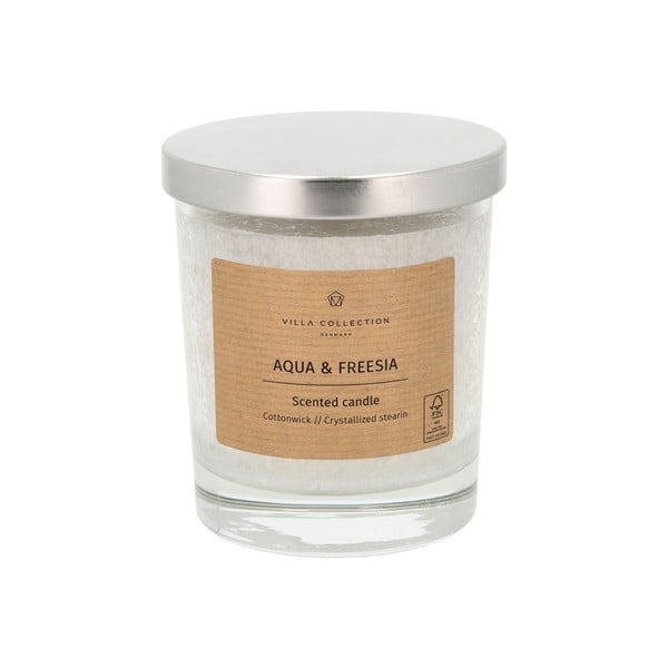 Zapachowa świeca czas palenia 40 h Kras: Aqua & Freesia – Villa Collection