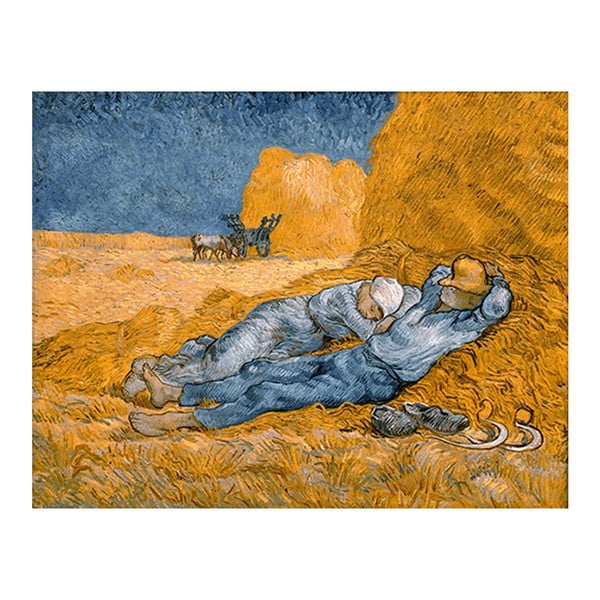 Reprodukcja obrazu Vincenta van Gogha - Noon, rest from work, 120x90 cm