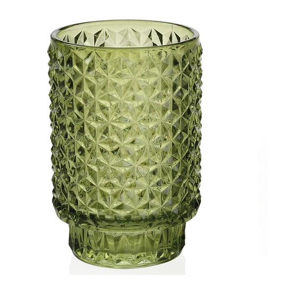 Zielony szklany świecznik Andrea House Gerry, 8,5x13 cm