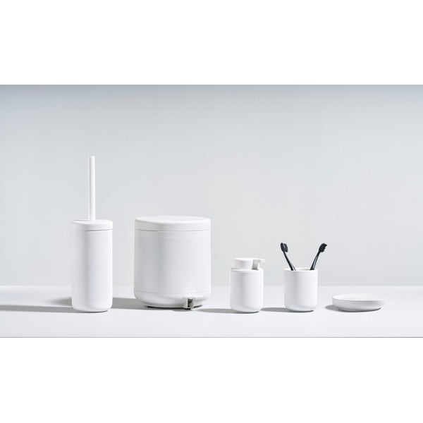 Biała kamionkowa szczotka do WC Ume − Zone-image-4