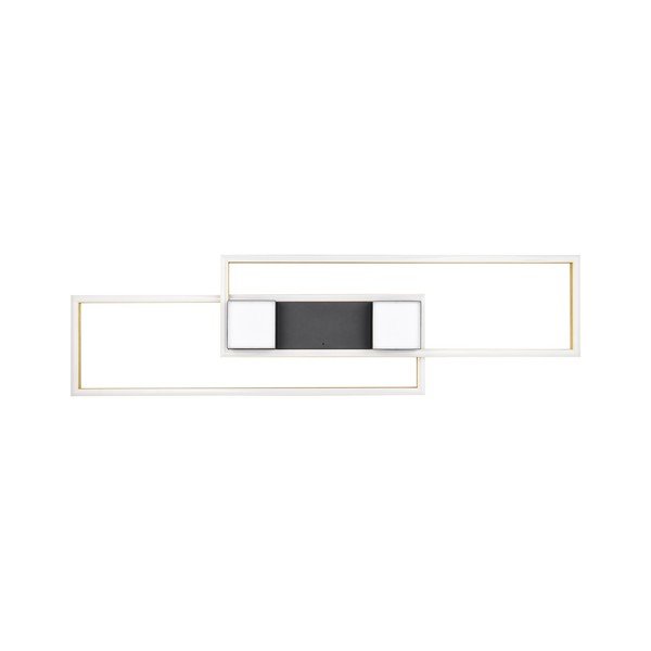 Lampa sufitowa LED w czarno-złotym kolorze ze zdalnym sterowaniem i ściemniaczem 28x100 cm Albany – Trio-image-3