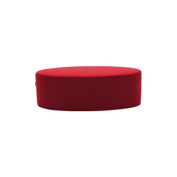 Czerwony puf Softline Bon-Bon Felt High Red, dł. 120 cm