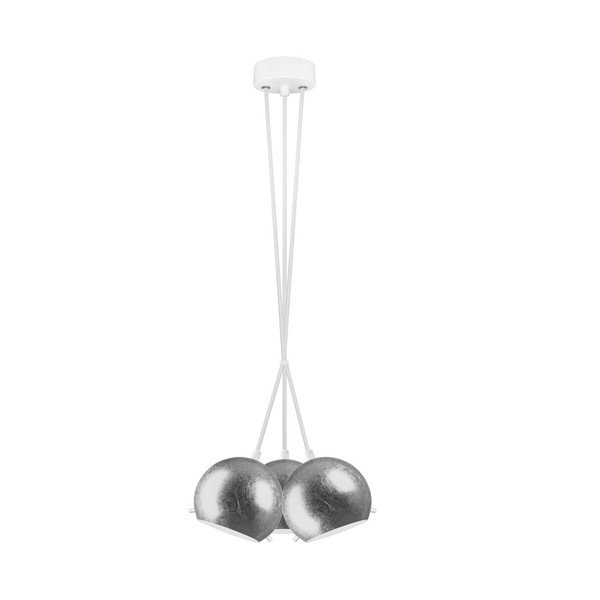 Potrójna lampa MYOO silver/white/white