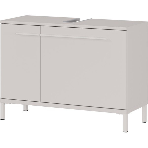 Kremowa szafka pod umywalkę z matowym wykończeniem 80x59 cm Laurino – Germania