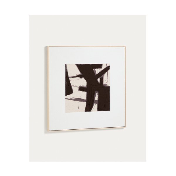 Ręcznie malowany obraz z ramą w zestawie/na płótnie 100x100 cm Arilan – Kave Home