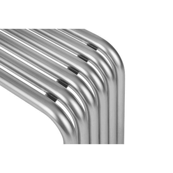 Metalowa ławka ogrodowa w kolorze srebra Nokk – noo.ma-image-4