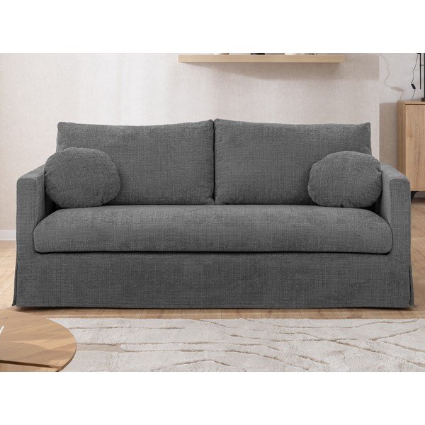 Ciemnoszara sofa 195 cm Paphos – Ropez-image-1