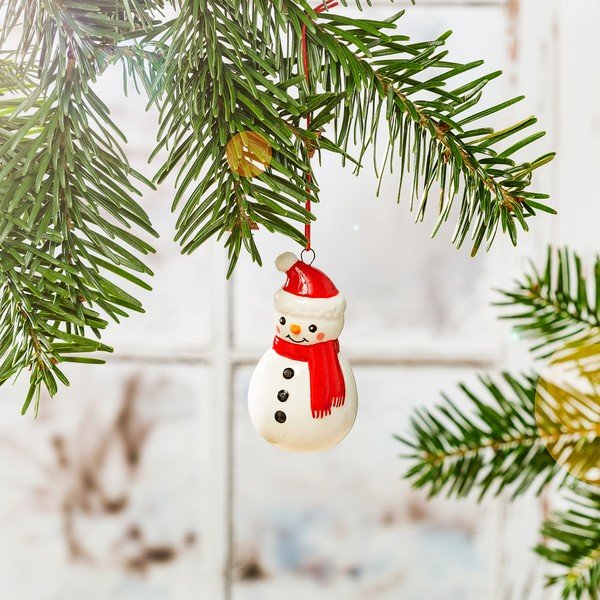 Kamienna ozdoba świąteczna Snowman – Sass & Belle-image-1