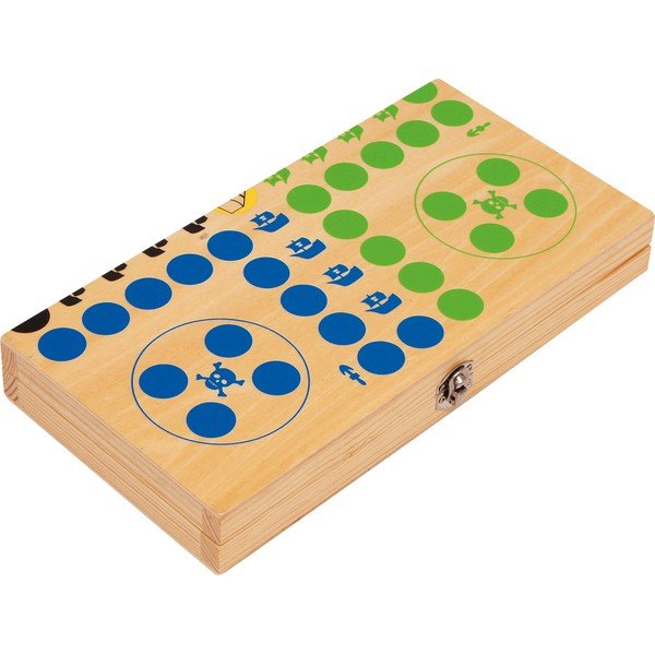 Drewniana gra planszowa Legler Ludo Pirate Island-image-1