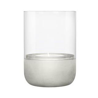 Zestaw 2 szklanych świeczników z betonową konstrukcją Blomus Calma