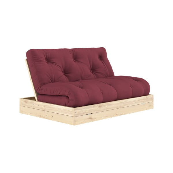 Bordowa rozkładana sofa 145 cm Flip – Karup Design-image-3