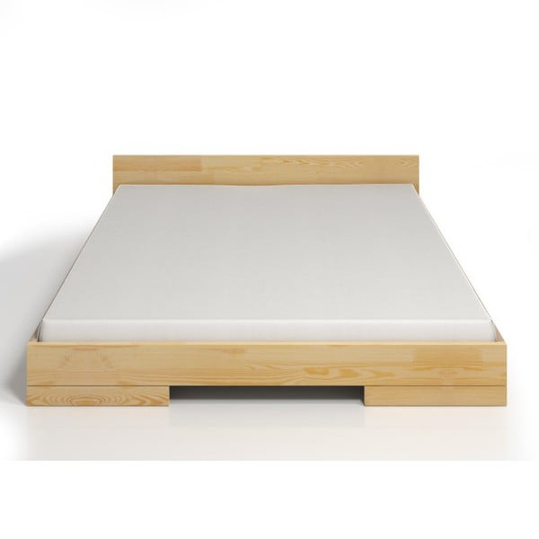 Łóżko 2-osobowe z drewna sosnowego SKANDICA Spectrum, 200x200 cm