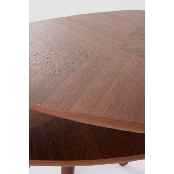 Stoliki zestaw 2 szt. w dekorze orzecha 55x56 cm Tulua – Jotex-image-4