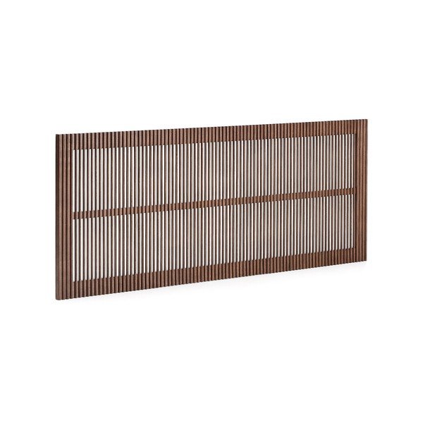 Zagłówek z litego drewna jesionowego w ciemnym naturalnym kolorze 175x70 cm Beyla – Kave Home