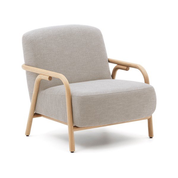 Beżowy fotel Sylo – Kave Home