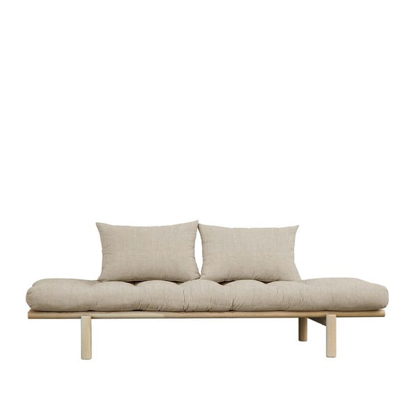 Sofa z lnianym pokryciem Karup Design Pace Natural/Linen
