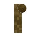 Wełniany chodnik tkany ręcznie w kolorze khaki 60x230 cm Checkerboard – Flair Rugs