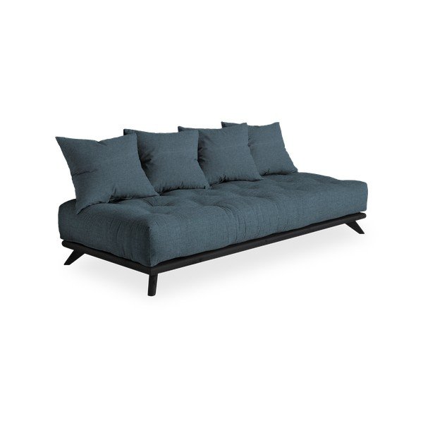 Sofa z ciemnoniebieskim obiciem Karup Design Senza Black/Deep Blue-image-3