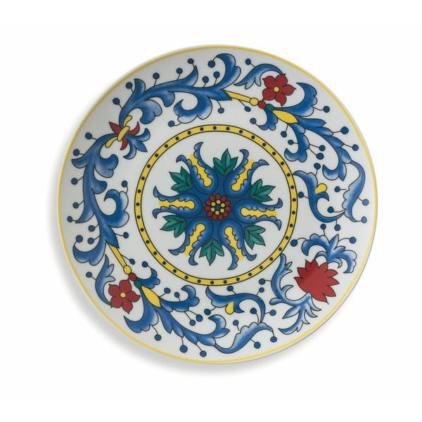18-częściowy komplet kolorowych naczyń z porcelany i kamionki VDE Tivoli 1996 Renaissance-image-4