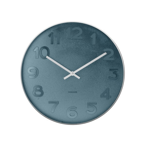 Niebieski zegar Present Time Mr. Blue, mały