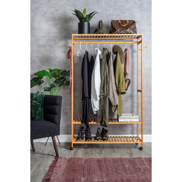 Bambusowy wieszak na ubrania Leitmotiv-image-4