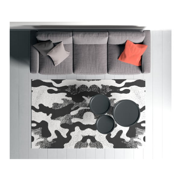 Czarno-biały dywan Oyo home Suzzo BW, 80x150 cm