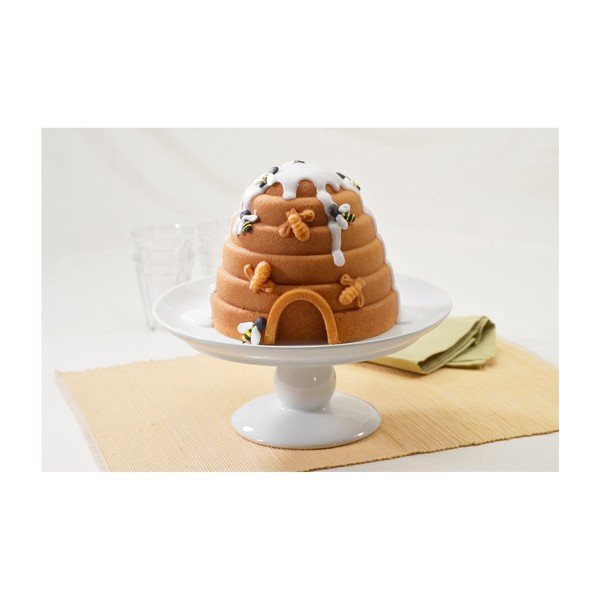 Forma w kolorze złota w kształcie ula Nordic Ware Ware Bee Hive, 2,4 l-image-3