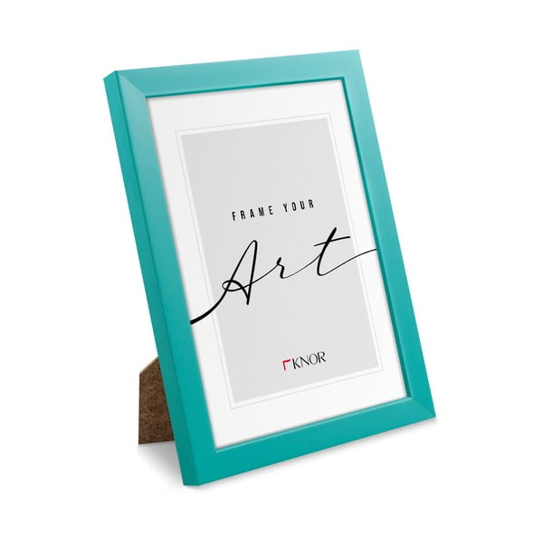 Turkusowa ramka ścienna 32x42 cm – knor