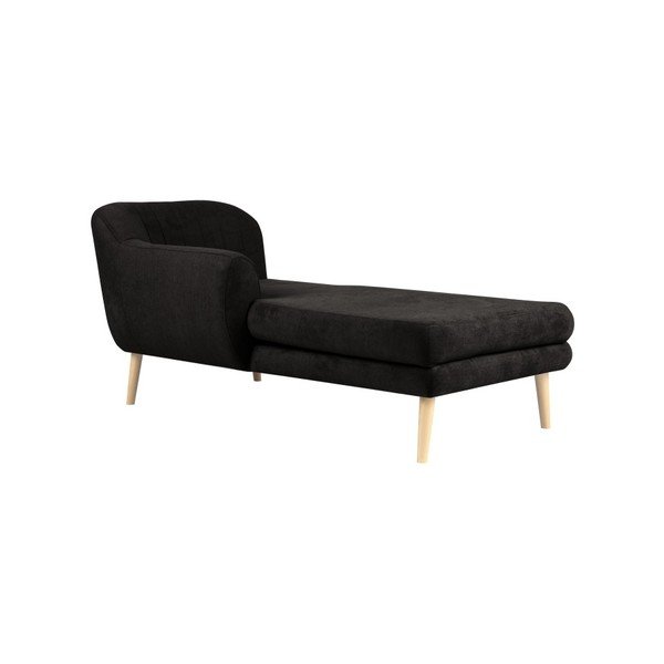 Czarna szezlong Mazzini Sofas Sardaigne-image-2