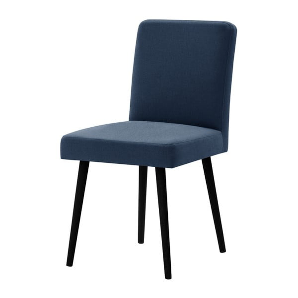Niebieskie krzesło z czarnymi nogami Ted Lapidus Maison Fragrance