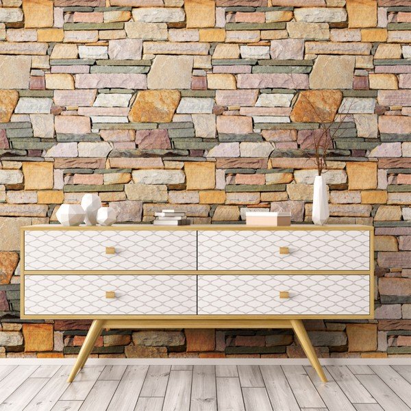 Naklejka ścienna Ambiance Wall Materials Stones from The Esterel, 40x40 cm-image-3
