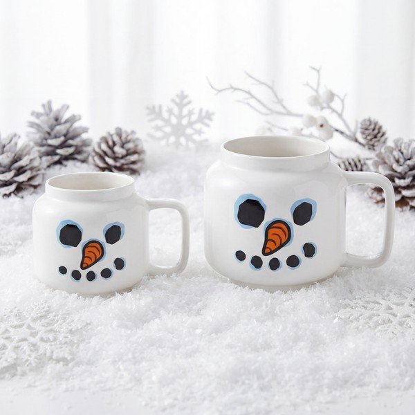 Biały ceramiczny kubek dla dzieci do latte 255 ml Snowman – LEGO®-image-3