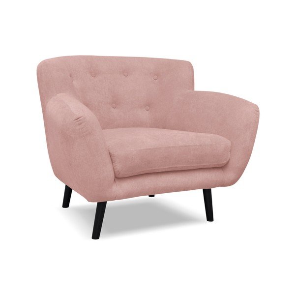 Jasnoróżowy fotel Cosmopolitan design Hampstead-image-3
