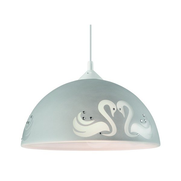 Szara lampa wisząca LAMKUR Swan-image-1