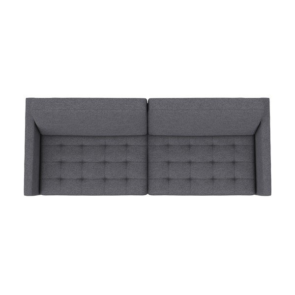 Szara rozkładana sofa 86 cm Presley – Støraa-image-3