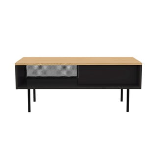 Stolik z blatem w dekorze dębowym 100x50 cm Radio – TemaHome