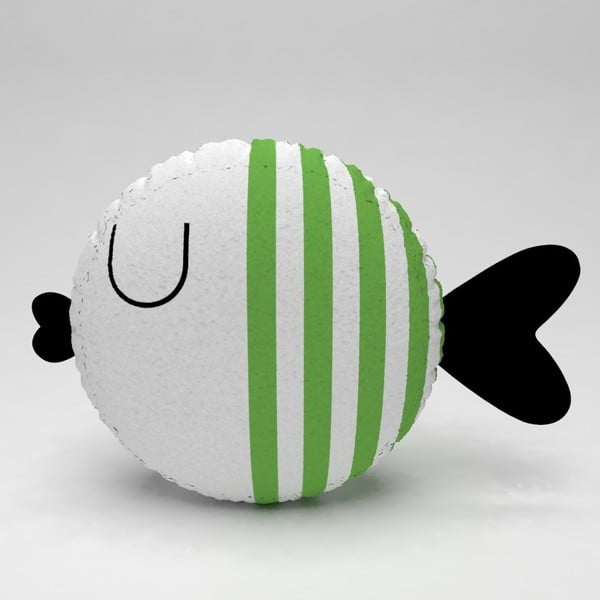Poduszka dziecięca OYO Kids Fish With Green Stripes