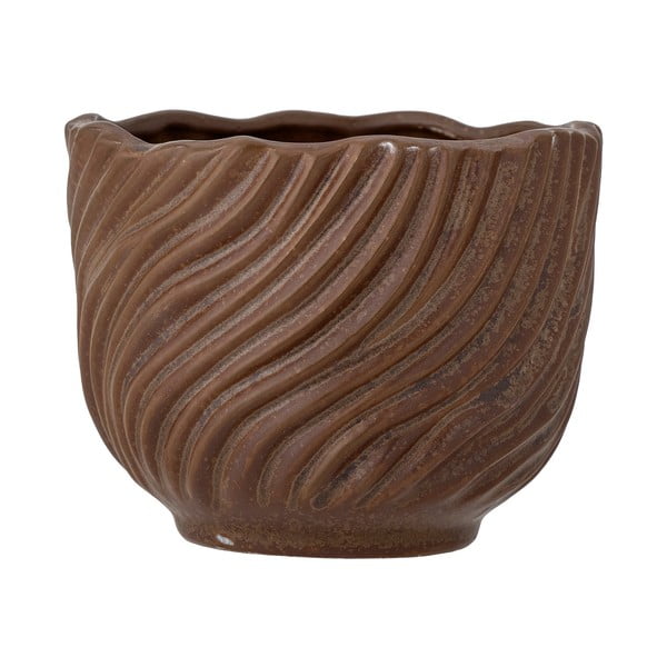 Kamionkowa ręcznie wykonana osłonka na doniczkę ø 14 cm Sella – Bloomingville