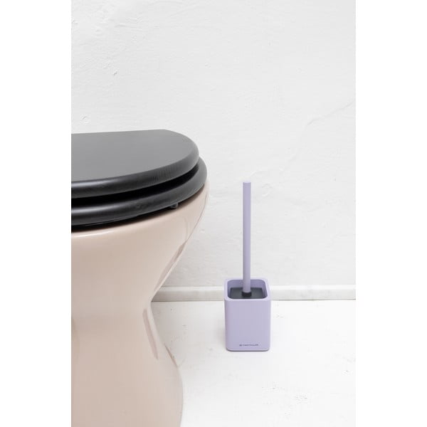 Fioletowa szczotka do WC z żywicy polimerowej Tom Tailor T-Rounded – Wenko-image-1